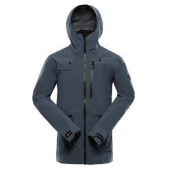 Kurtka trekkingowa męska Alpine Pro Zarr wodoodporna. Szare kurtki męskie Alpine Pro, m, bez wzorów, sportowe, bez kaptura. W wyprzedaży za 699.00 zł.