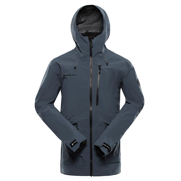 Kurtka trekkingowa męska Alpine Pro Zarr wodoodporna. Szare kurtki męskie Alpine Pro, m, bez wzorów, sportowe, bez kaptura. W wyprzedaży za 729.00 zł.