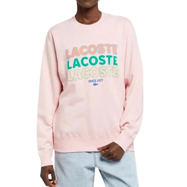 Bluza damska Lacoste SF1267. Czerwone bluzy damskie Lacoste, xs, bez wzorów, z bawełny, eleganckie, bez ramiączek, bez kaptura. Za 417.00 zł.