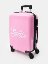 Walizka Barbie - różowy. Czerwone walizki damskie Sinsay, bez wzorów. Za 149.99 zł.