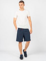 Tommy Jeans Szorty | DM0DM13220 | Mężczyzna | Biały, Czerwony, Granatowy. Białe szorty męskie Tommy Hilfiger, bez wzorów, z bawełny. W wyprzedaży za 239.00 zł.