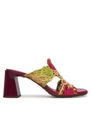 Hispanitas Klapki HV264801 C001 Żółty. Żółte klapki damskie Hispanitas, bez wzorów, z materiału, bez obcasa, bez zapięcia. Za 549.99 zł.