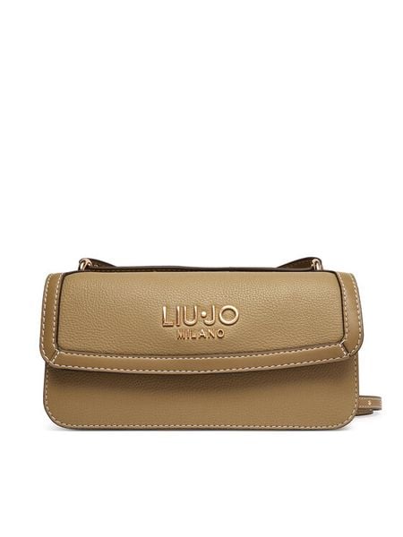 Liu Jo Torebka AA6073 E1012 Beżowy. Brązowe listonoszki damskie Liu Jo, bez wzorów, ze skóry, bez dodatków. Za 386.99 zł.