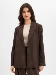 JJXX marynarka oversize Kobiety brązowy, XL. Brązowe marynarki i żakiety damskie JJXX, bez wzorów, biznesowe, bez kołnierzyka, bez ramiączek. Za 399.95 zł.
