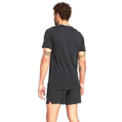 Wilson Series Seamless Crew 2.0 T-shirt. Czarne t-shirty damskie Wilson, bez wzorów, sportowe, bez kołnierzyka, bez ramiączek. W wyprzedaży za 203.75 zł.