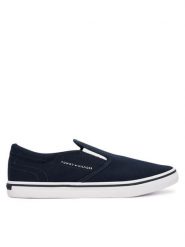 Tommy Hilfiger Tenisówki Vulc Core Slip On FM0FM05689 Granatowy. Niebieskie trampki męskie Tommy Hilfiger, bez wzorów, z materiału, bez zapięcia. Za 289.99 zł.
