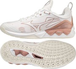 Mizuno Buty do siatkówki Wave Luminous 2 W V1GC212036 r. 44 1/2. Obuwie sportowe damskie Mizuno, bez wzorów, bez zapięcia, do siatkówki. Za 249.05 zł.