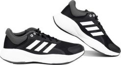Adidas Buty damskie do biegania adidas Response czarne GX2004 36. Czarne obuwie sportowe damskie Adidas, bez wzorów, bez zapięcia, do biegania. Za 292.37 zł.