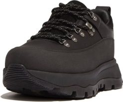 Buty trekkingowe damskie FitFlop Neo D-Hyker Czarne 37 (GQ5-090). Czarne obuwie trekkingowe damskie FitFlop, bez zapięcia. Za 445.91 zł.