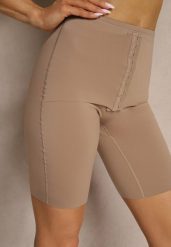 Ciemnobeżowa Bielizna modelująca Majtki Typu Szorty High Waist Liradelle. Brązowa majtki damskie Renee, z jeansu. Za 44.99 zł.