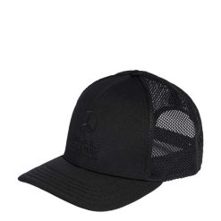 Czapka z daszkiem Mercedes - AMG Petronas Formula 1 Team Night. Czarne czapki damskie Adidas, bez wzorów, z elastanu, eleganckie. Za 199.00 zł.