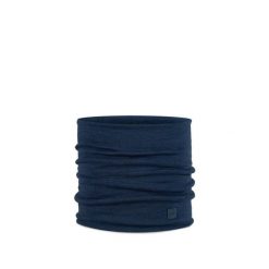 Komin wielofunkcyjny z wełny merynosów Buff Merino Heavyweight. Niebieskie szaliki męskie Buff, bez wzorów, z wełny. Za 145.92 zł.