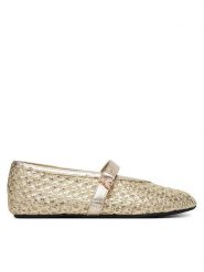 Patrizia Pepe Baleriny PPJ376.27 Złoty. Żółte balerinki damskie Patrizia Pepe, bez wzorów, ze skóry, bez obcasa, bez zapięcia. Za 539.99 zł.