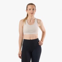 Biustonosz sportowy Trening Damska Swedemount Core Light Support Oddychający. Szare bielizna sportowa damska SWEDEMOUNT, xl, bez wzorów, z tkaniny. Za 129.99 zł.