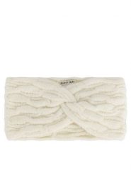 Jenny Fairy Opaska materiałowa 4W3-007-AW24 Biały. Białe rękawiczki damskie Jenny Fairy, bez wzorów, z materiału. Za 29.99 zł.