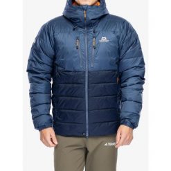 Kurtka puchowa męska Mountain Equipment Paiyu Jacket. Niebieskie kurtki sportowe męskie MOUNTAIN EQUIPMENT, na zimę, l, bez wzorów, z puchu, bez kaptura, narciarskie. Za 1,259.99 zł.