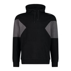 Bluza z kapturem CMP. Czarne bluzy sportowe męskie CMP, m, bez wzorów, z kapturem, na fitness i siłownię. Za 290.50 zł.