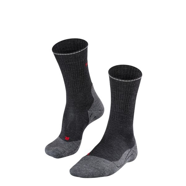 Skarpetki Falke TK2 Wool Silk. Szare skarpety męskie Falke, bez wzorów, z elastanu. Za 186.00 zł.