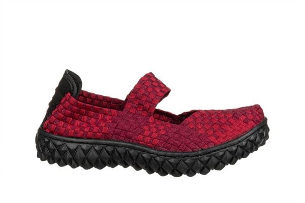 Półbuty Rock Over Deep Bordo 032037, Czerwony, Materiał - 38. Czerwone obuwie sportowe damskie Rock Spring, na lato, bez wzorów, z materiału, rockowe, bez obcasa, bez zapięcia. W wyprzedaży za 164.99 zł.