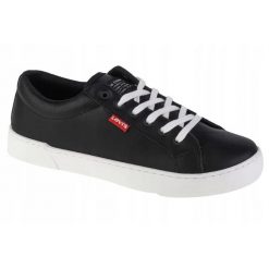 Trampki Damskie Malibu. Czarne trampki i tenisówki damskie Levi's®, bez wzorów, z gumy, bez zapięcia. Za 266.99 zł.