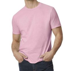 Koszulka Softstyle EZ Unisex Dla Dorosłych. Niebieskie bluzki damskie GILDAN, xl, bez wzorów, sportowe, bez kołnierzyka, bez ramiączek. Za 48.99 zł.