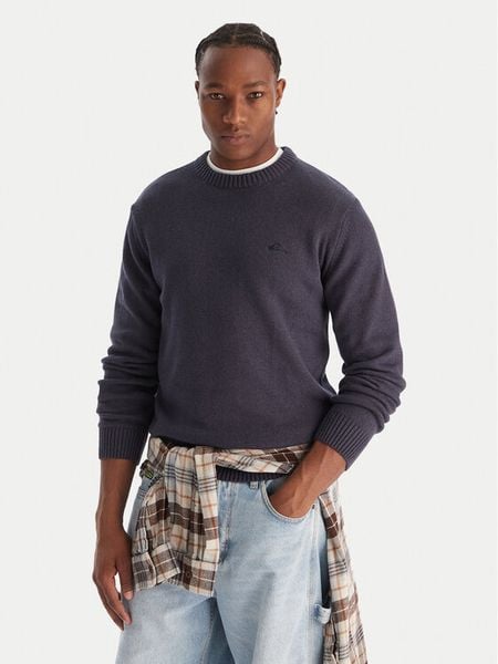 Quiksilver Sweter Salt Water EQYSW03326 Granatowy Regular Fit. Niebieskie swetry męskie Quiksilver, m, bez wzorów, z syntetyku, bez kołnierzyka, bez ramiączek. Za 269.99 zł.