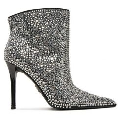 Botki Steve Madden. Szare botki damskie Steve Madden, bez wzorów, bez obcasa, na szpilce, bez zapięcia. Za 919.99 zł.
