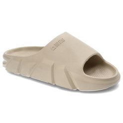 Beżowe Klapki Big Star Wodoodporne Buty Damskie. Brązowe klapki damskie BIG STAR, bez wzorów, eleganckie, bez obcasa, bez zapięcia. Za 79.99 zł.