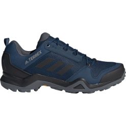 Niebieskie Buty trekkingowe adidas Terrex AX3 Gtx M BC0521. Niebieskie trekkingi męskie Adidas, z materiału, bez zapięcia. W wyprzedaży za 499.00 zł.
