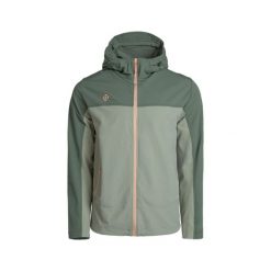 DOTHAN Lekka męska kurtka z kapturem, wodoodporna i wiatroodporna, oddychająca. Zielone kurtki męskie IZAS, m, bez wzorów, z elastanu, sportowe, z kapturem. Za 443.43 zł.
