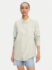 RVCA Koszula Showdown 23B051501 Zielony Relaxed Fit. Zielone koszule damskie RVCA, s, bez wzorów, z wiskozy, bez kołnierzyka, bez ramiączek. Za 129.99 zł.