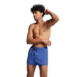 Męskie kąpielówki Puma, krótkie, Benjamin Blue. Niebieskie kąpielówki męskie Puma, m, bez wzorów, krótkie. Za 173.99 zł.