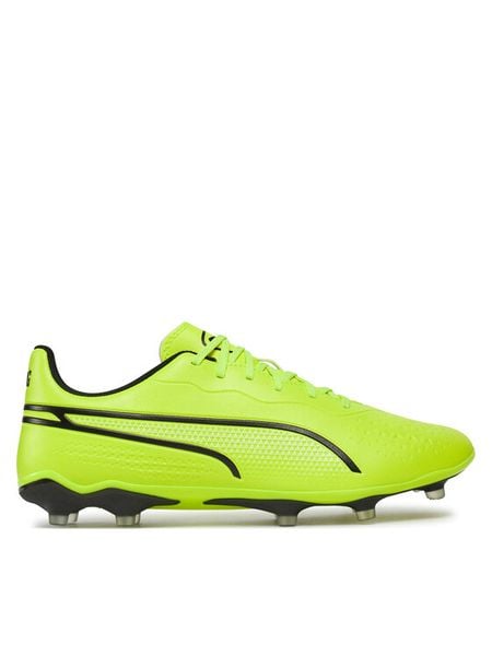 Puma Buty do piłki nożnej King Match Fg/Ag 107570 04 Zielony. Zielone buty sportowe męskie Puma, bez wzorów, ze skóry, bez zapięcia. Za 243.99 zł.