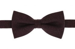 Wełniana Mucha Męska - His Story - Ciemne Bordo. Czerwone krawaty i muchy His Story, z aplikacjami, z wełny, eleganckie. Za 49.00 zł.