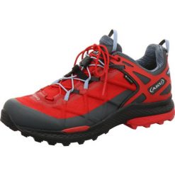 Buty trekkingowe męskie Aku Rocket Gtx. Czerwone buty zimowe męskie Aku, bez wzorów, z gumy, bez obcasa, bez zapięcia. Za 798.00 zł.