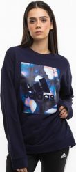 Adidas Bluza damska adidas U4U Soft Knit Swe granatowa GS3880 XS. Bluzy damskie Adidas, xs, bez wzorów, bez ramiączek, bez kaptura. Za 147.38 zł.