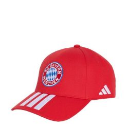 CZAPKA Z DASZKIEM FC BAYERN MONACHIUM. Białe czapki damskie Adidas, bez wzorów, z bawełny, klasyczne. Za 99.95 zł.