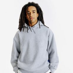 Bluza z kapturem męska Elementals. Szare bluzy męskie Decathlon, m, bez wzorów, z bawełny, z kapturem. Za 199.99 zł.