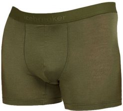 Bokserki termoaktywne Icebreaker Merino 125 Cool-Lite Anatomica Boxers - loden. Bokserki męskie Icebreaker, bez wzorów. Za 199.24 zł.