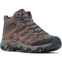 Buty Trekkingowe Męskie Merrell Moab 3 Mid Gore-Tex. Brązowe trekkingi męskie Merrell, z gore-texu, bez zapięcia. Za 629.99 zł.