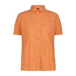 Koszula damska CMP. Brązowe koszule damskie CMP, bez wzorów, sportowe, bez kołnierzyka, bez ramiączek. Za 241.50 zł.