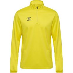 Kurtka z dresu Hummel Half. Żółte kurtki męskie Hummel, bez wzorów, z dresówki, sportowe, bez kaptura. Za 166.00 zł.
