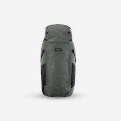 Plecak trekkingowy męski Forclaz Travel 900 70+6 litrów. Brązowe plecaki męskie FORCLAZ, bez wzorów, z tkaniny, sportowe. Za 499.99 zł.