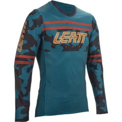 Koszulka rowerowa LEATT Jersey MTB Gravity 4.0. Niebieskie bluzy męskie LEATT, m, bez wzorów, z jersey, sportowe, bez ramiączek, bez kaptura. W wyprzedaży za 314.10 zł.