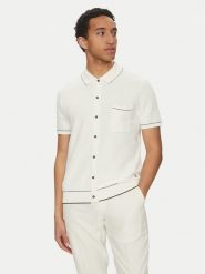 Liu Jo Sweter QA5040 MA71P Biały Regular Fit. Białe swetry męskie Liu Jo, m, bez wzorów, z bawełny, bez kołnierzyka, bez ramiączek. Za 339.99 zł.