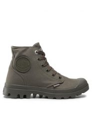 Palladium Trapery Mono Chrome 73089-325-M Zielony. Zielone buty zimowe męskie Palladium, bez wzorów, z materiału, bez obcasa, bez zapięcia. Za 259.35 zł.