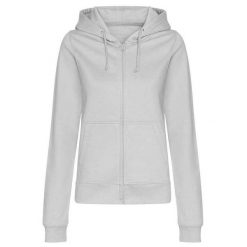 Damska Bluza Z Kapturem College Z Pełnym Zamkiem Błyskawicznym. Szare bluzy damskie AWDIS, xs, bez wzorów, bez ramiączek, z kapturem. Za 164.99 zł.