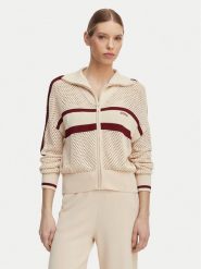 Guess Bluza V6GR08 Z0729 Beżowy Regular Fit. Brązowe bluzy damskie Guess, m, z aplikacjami, z syntetyku, bez ramiączek, bez kaptura. Za 381.99 zł.