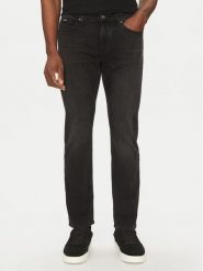 BOSS Jeansy H-Delaware 50532605 Czarny Slim Fit. Czarne jeansy męskie Boss, z bawełny. Za 379.99 zł.