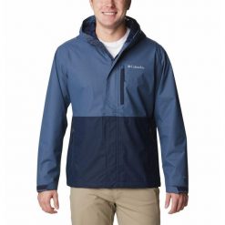 Kurtka Przeciwdeszczowa Męska Columbia Hikebound Jacket. Niebieskie kurtki męskie Columbia, m, bez wzorów, z meshu, sportowe, bez kaptura. Za 377.99 zł.